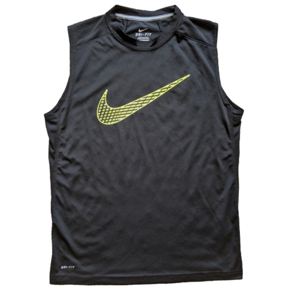 Nike Other - Big Boys Black/Yellow Nike Dri-Fit Tank Large